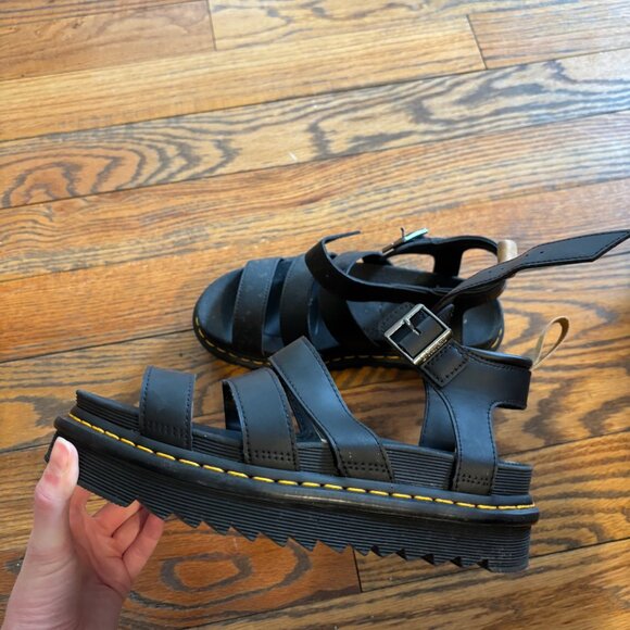 Dr. Martens BLAIRE Athena Leather Strap Sandals - Picture 2 of 7